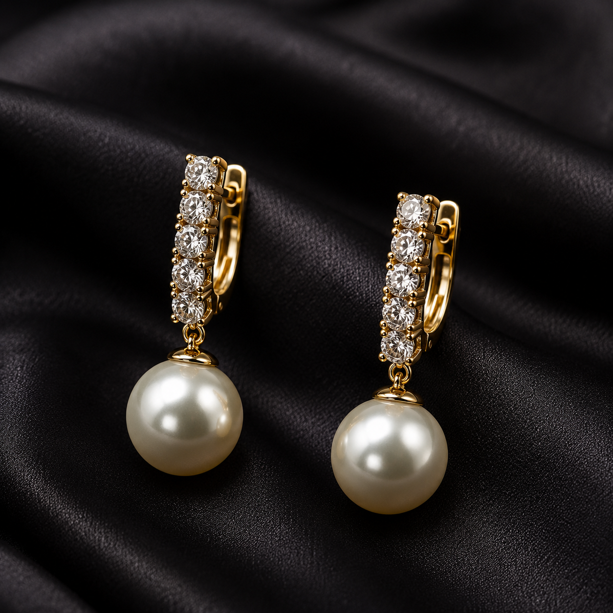 Classic Pearl Drop Earrings