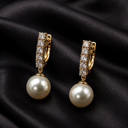 Classic Pearl Drop Earrings