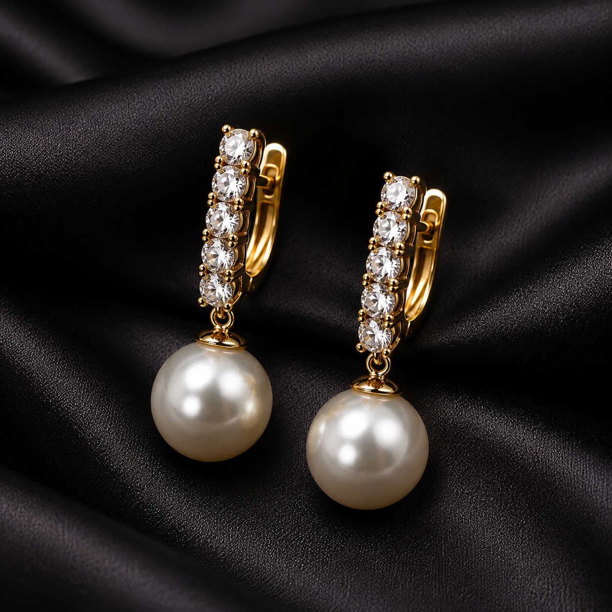 Classic Pearl Drop Earrings