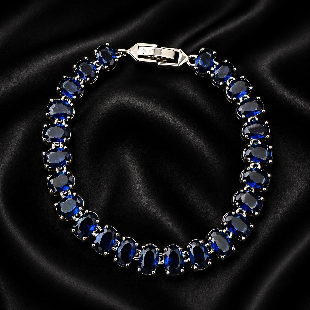 Royal Sapphire Tennis Bracelet