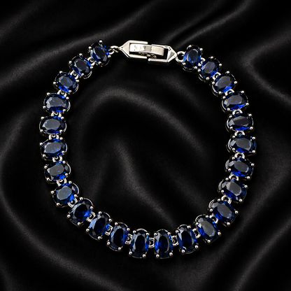 Royal Sapphire Tennis Bracelet